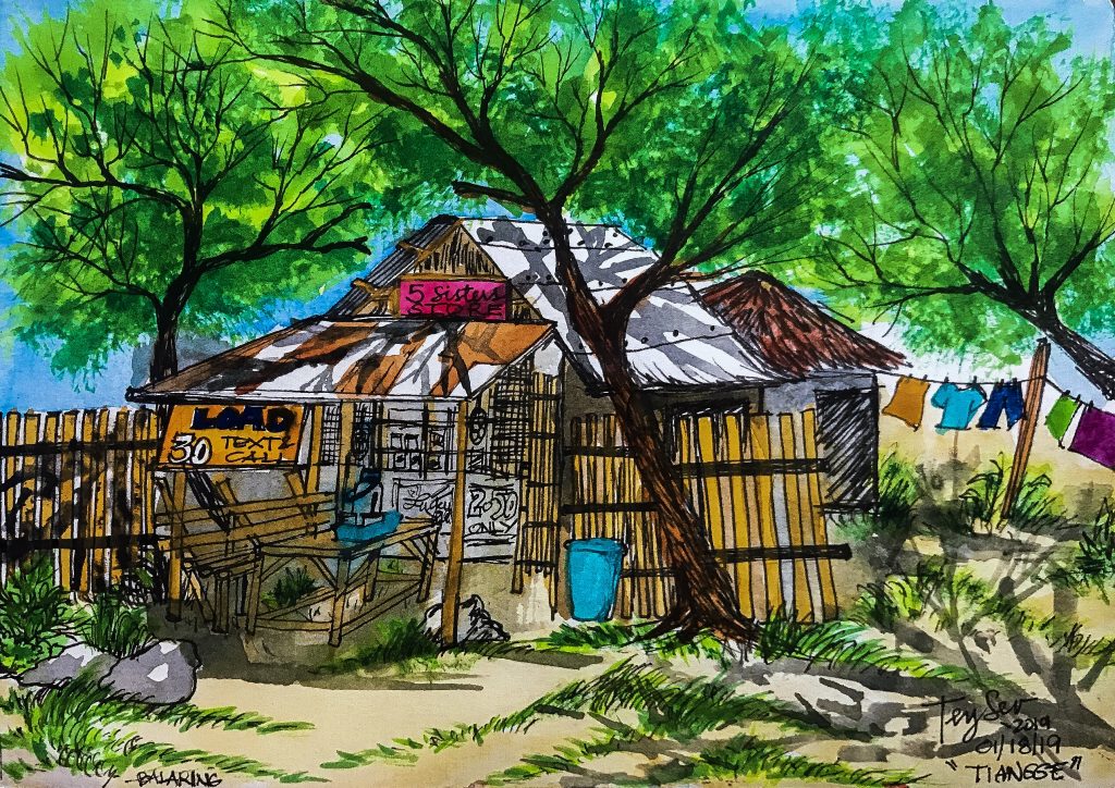 Travel sketching watercolors