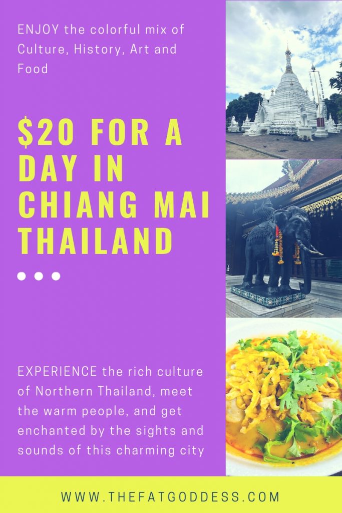 budget travel in Chiang Mai Thailand Pinterest