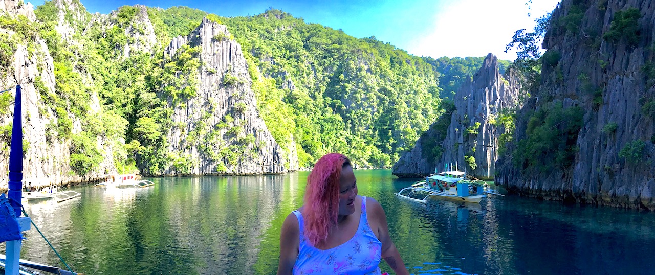 painting palawan philippines Coron twin lakes 001