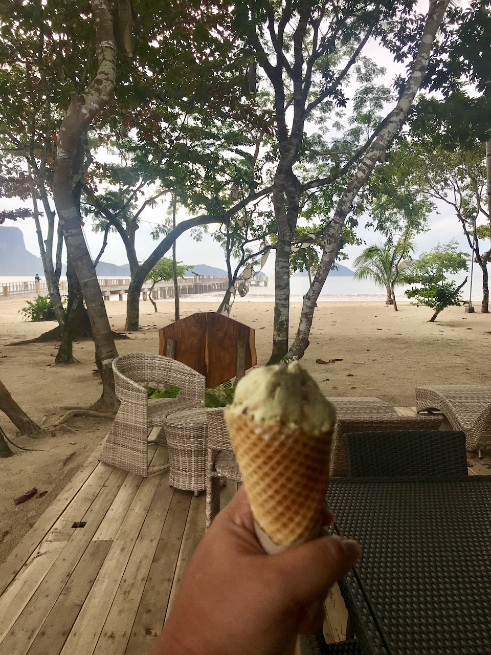 painting palawan philippines el nido lio beach ice cream