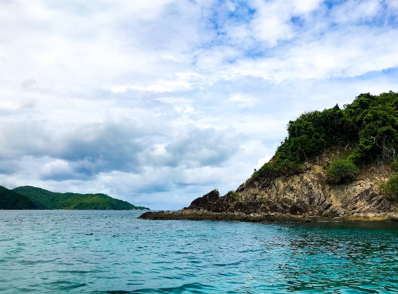 painting palawan philippines port barton san vicente island pearls island hopping