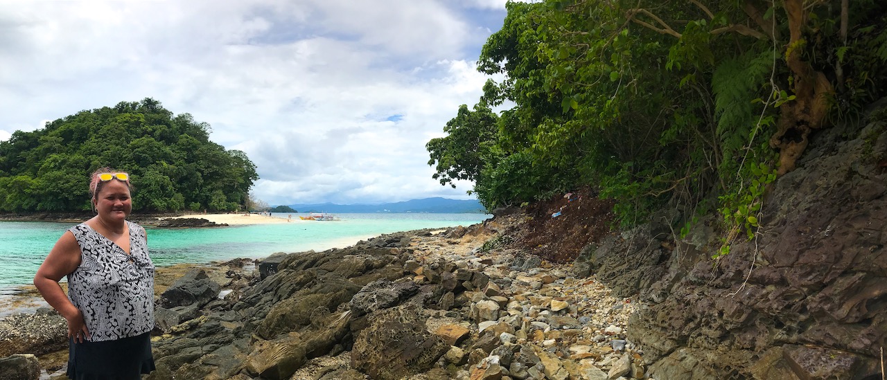 painting palawan philippines port barton san vicente maxima island island hopping