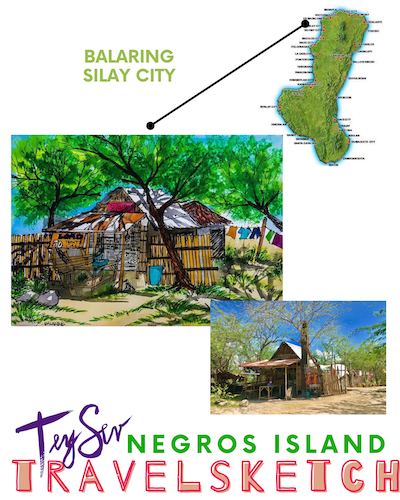 Negros Island Travel Sketch Balaring Silay