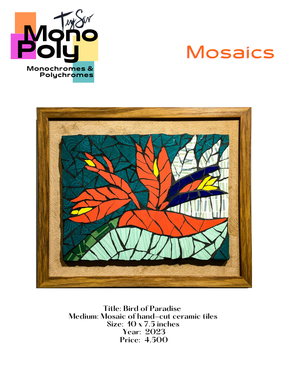 Tey Sevilleno artfull gouache watercolors mosaics linocuts