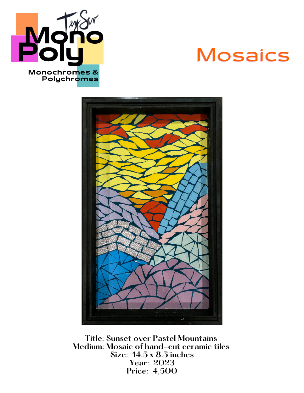 Tey Sevilleno artfull gouache watercolors mosaics linocuts