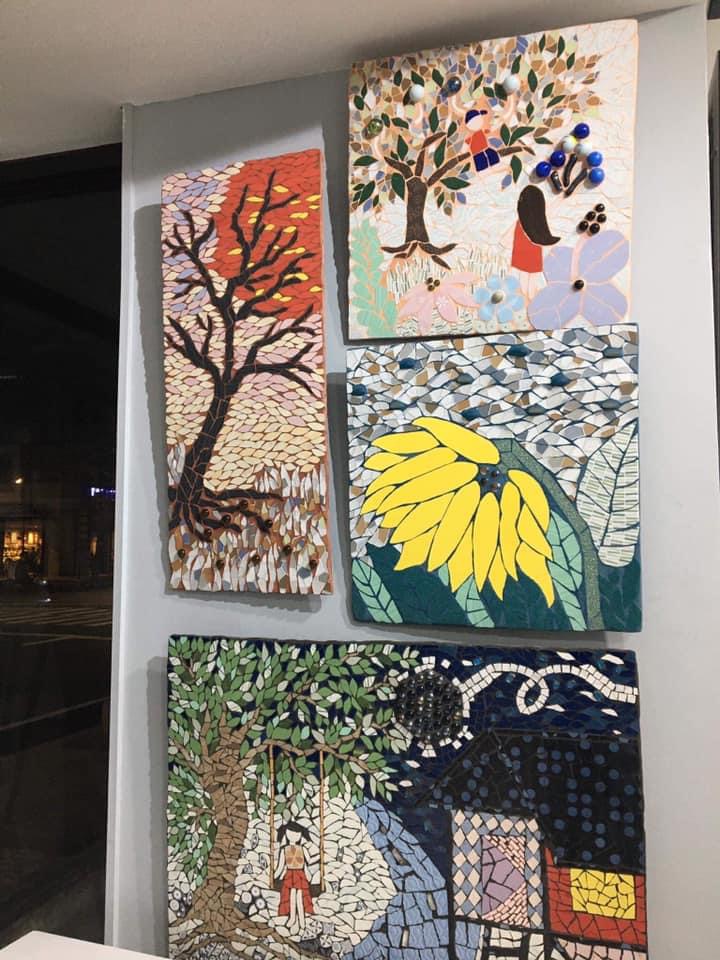 Artfull Gallery Ihvonie Tey Sevilleno mosaics in Bacolod City