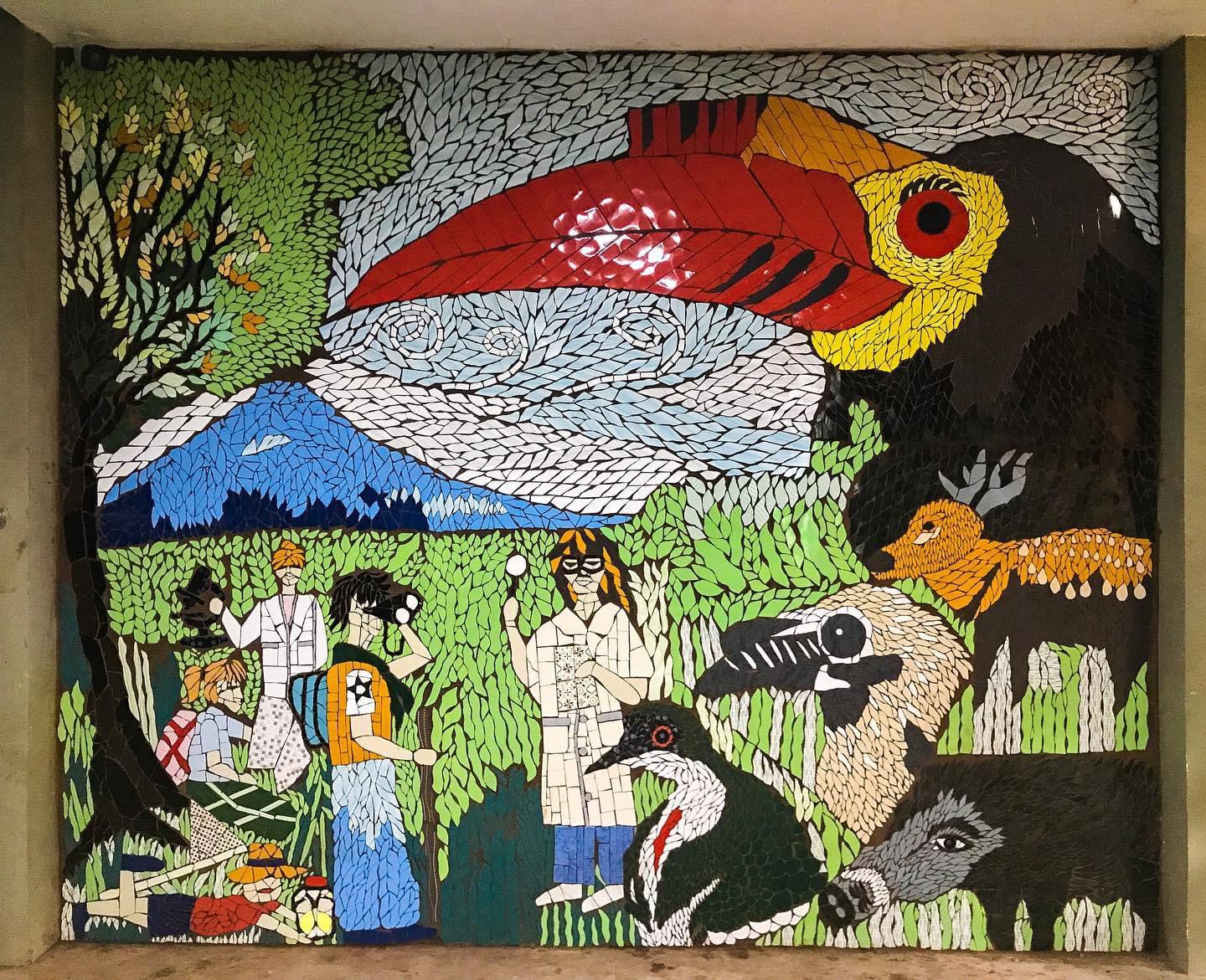 Ihvonie Sevilleno TeySev Tey mosaics mural La Salle